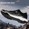 Professional Non-slip Mountain Bike Cycling Shoes with Spikes, Outdoor Sports, Casual, Black/Green, Black/Orange
