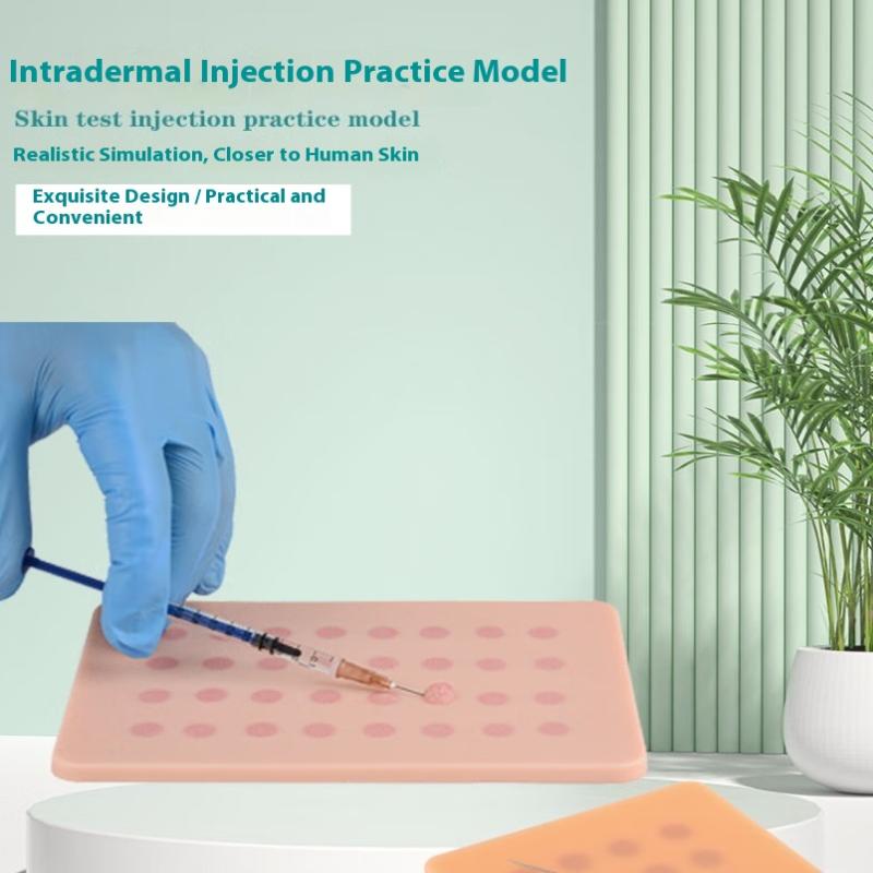 Intradermal Injection Training Pad Skin Test Module Subcutaneous Practice Pad Medical Simulation Model Nurse Practicing