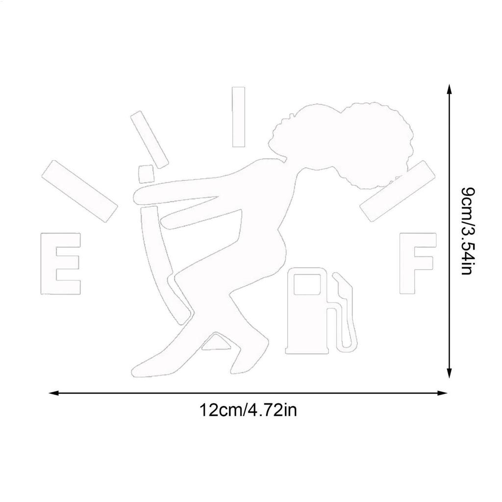 Funny Gas Tank Cover Sticker - Strong Adhesive Car Fuel Tank Sticker | Hilarious