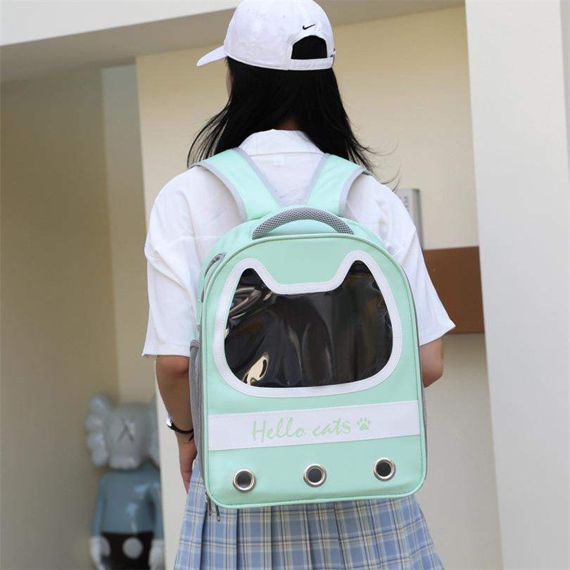 Cat Bag Out Portable Shoulder Breathable Handbag Cat Cage Space Capsule Messenger Backpack Dog Cat Box Schoolbag