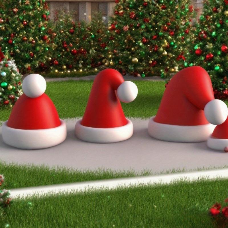 Christmas Candle Silicone Mold Heat Resistant Christmas Hat Silicone Mould For Candle Soap Chocolate Holiday Decoration