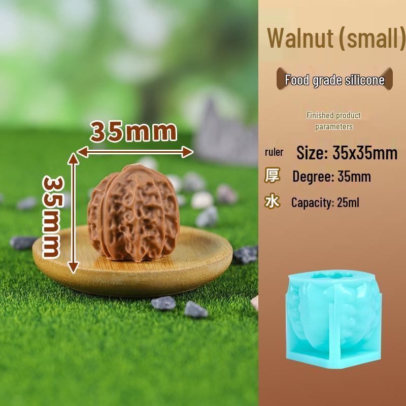 3D Mini Fruit Popsicle Mold - Mango, Peach, Lychee, Strawberry, Cantaloupe, Orange