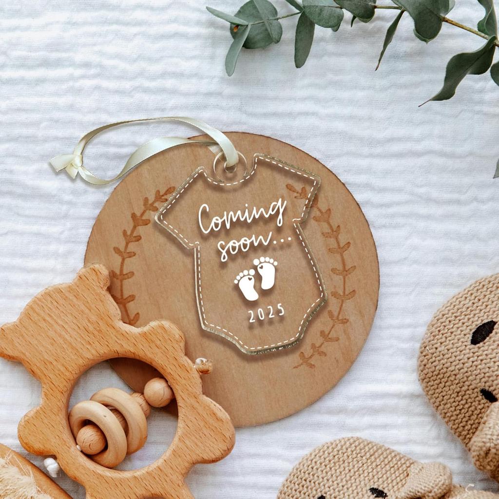 MAPDTWO Pregnancy Announcement Gifts for Family, Husband, Grandparents, Family, Aunt - Expecting Baby Ornament 2025 - Gifts for Expecting Parents -