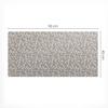 Vinyl Protective Mat with a Modern Retro Floral Pattern 90x45 Cm