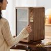 Jewelry Box with Glass Door Double-Sided Furniture Decorative for Vanity