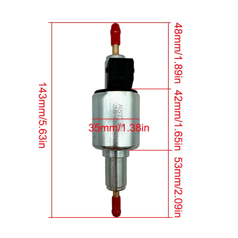 12V/24V Air Diesel Parking Heater Oil Fuel Pump Pulse Meter Pump + Shock Absorption Holder For Webasto Eberspacher 22/28/35/65ml