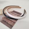 2pc Fashion PU Solid Bezel Headwear Women Headband Girls Vintage Hair Bands Hairband Hoop for Holiday Party Hair Accessories