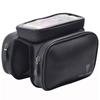Bike Frame Bag Fit Smartphone Below 7 Inch Bike Phone Front Frame Bag Touch Screen Bike Cell Phone Holder Cycling Accessories