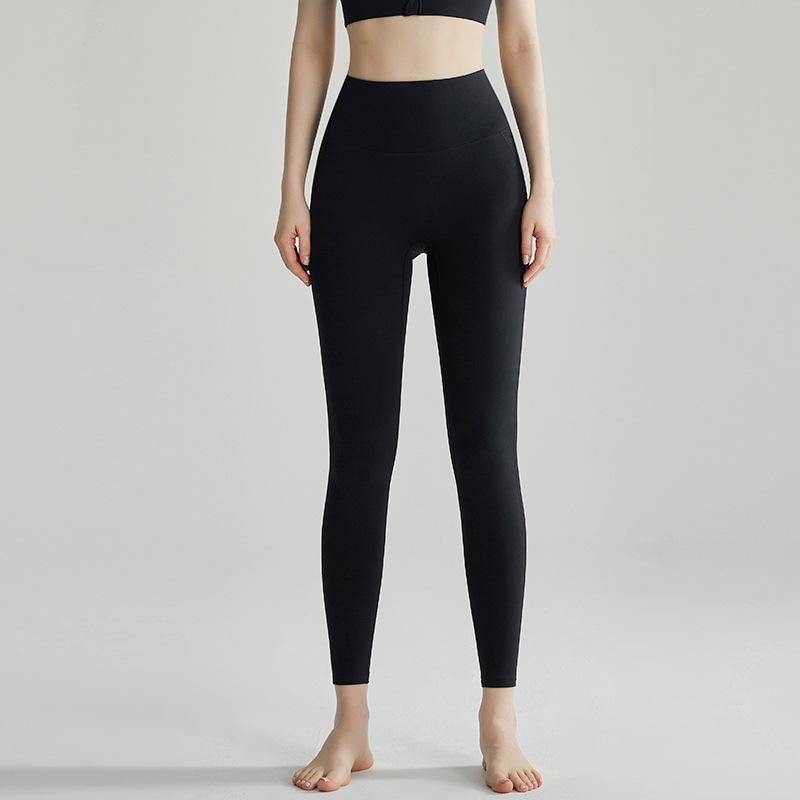 

LAHN Леггинсы для йоги с высокой талией из лайкры - Бесшовные, с эффектом подтяжки бедер, Слимминг, Ощущение обнаженности, Спортивная одежда для женщин Small