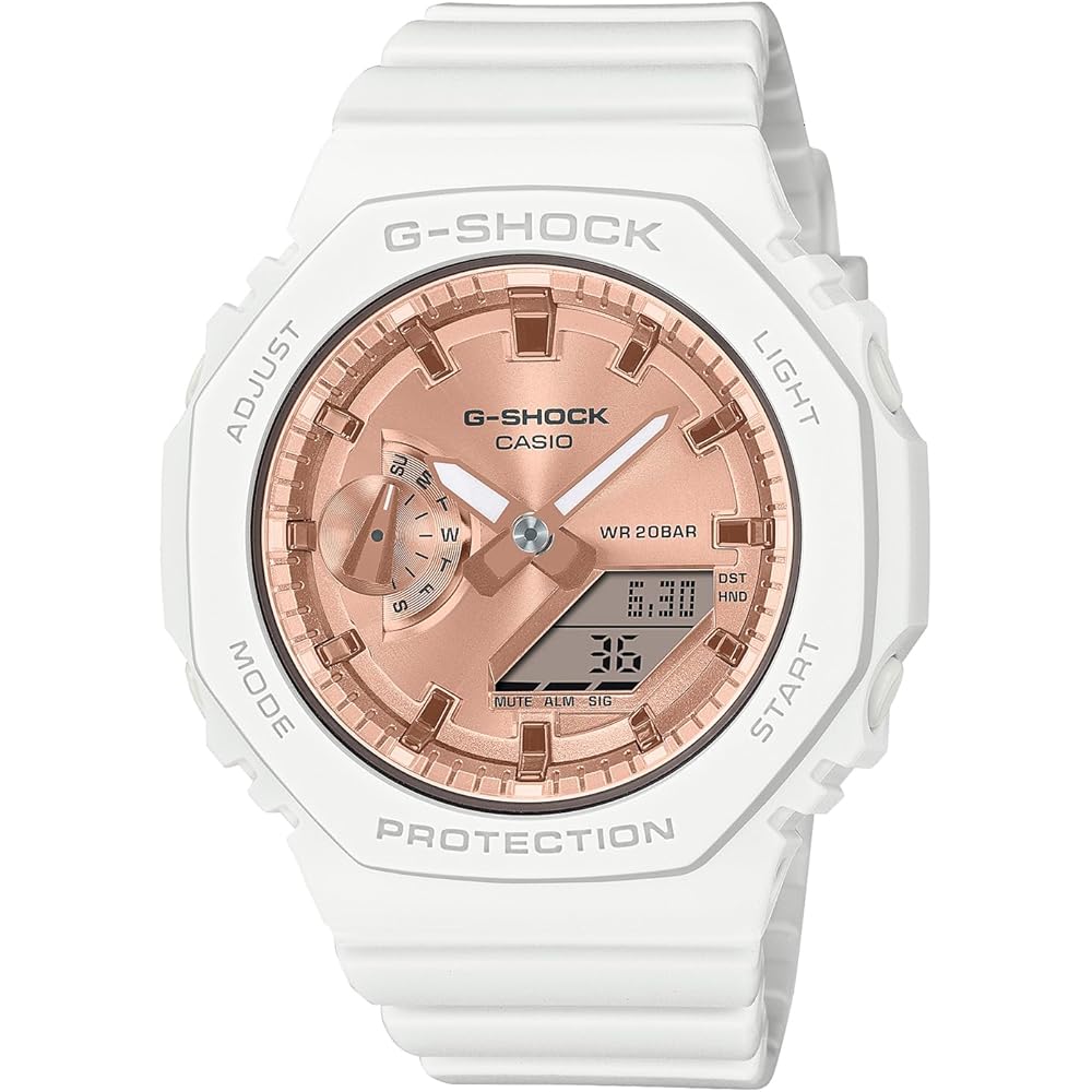 Casio G-Shock GMA-S2100MD-7A Женские часы среднего размера Белые
