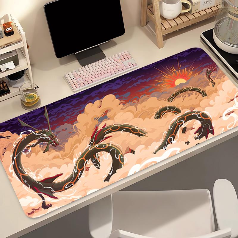 Anime Mouse Pad xcm Pokemon Gyarados rubber table Large Desk mat Computer Keyboard Pad PC gaming accessories carpet mousepad