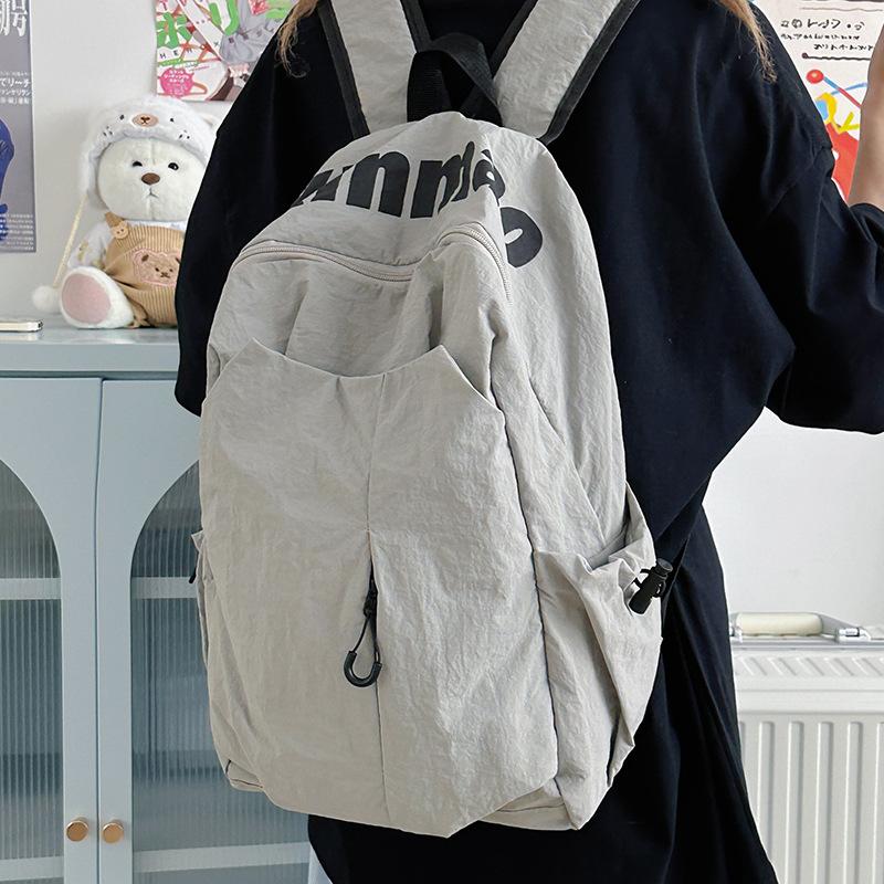 Schoolbag ins niche lightweight water-proof high school students and women large capacity sports outdoor backpack travel backpack