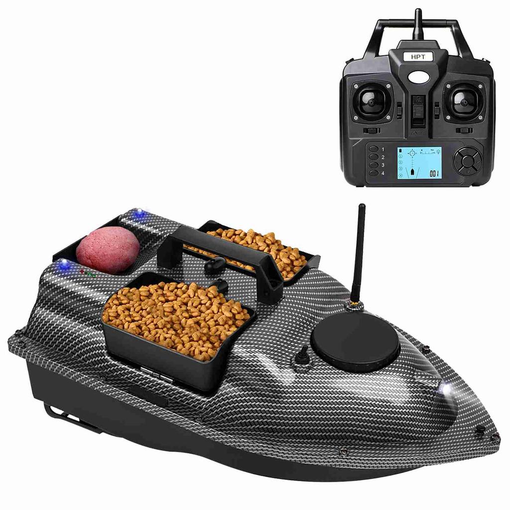 GPS Fishing Bait Boat with 3 Bait Containers Wireless Bait Boat with Automatic Return Function