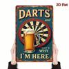 Vintage Metal Beer Poster Wall Art Garage Bar Decor 20x30cm