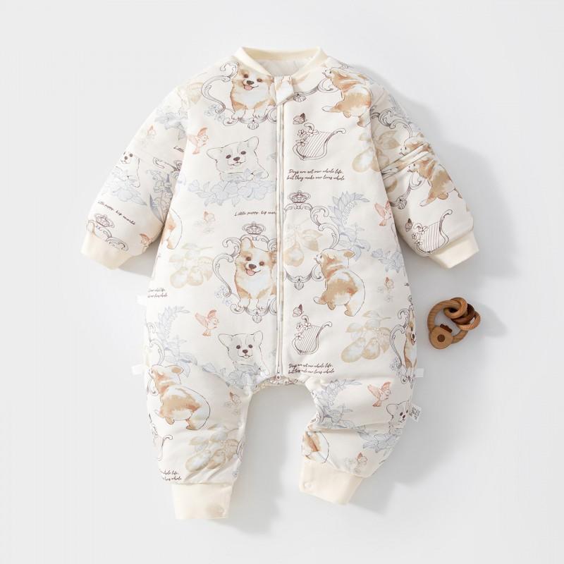 Baby Winter Sleep Sack 120G Cotton Filled Warm Swaddle Split Leg Sleepwear Newborn Toddler