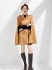 Manteau Cape Double Face en Laine pour Femmes Petite Taille 2025 - Laine Australienne Pure pour l'Automne/Hiver.