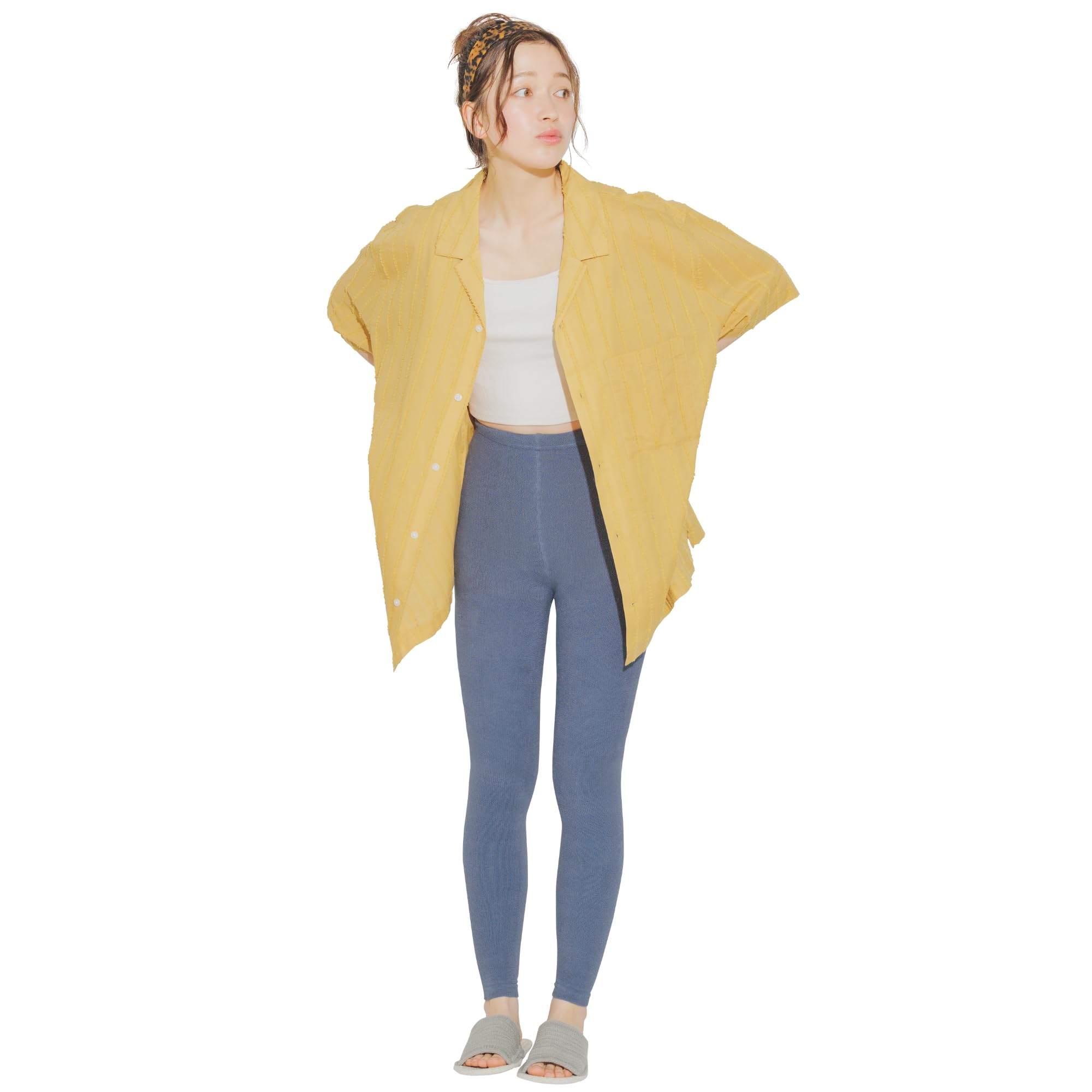 

Belmise Компрессионная пижама Healing Fit для лета, охлаждающая пижама для восстановления ног, дышащий мох, женская, леггинсы, материал, леггинсы, домашняя одежда, уход,