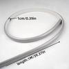 1pc 1M/39.37in Pvc Flexible Bendable Strips Panel Moulding Door Mirror Frame Trim Self-Adhesive Living Room Mirror Edge Decor
