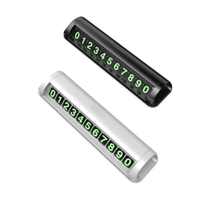 Car Stop Temporary Car Parking Card Phone Plate Card Number Switch Car PHONE NUMBER Car Parking Card Stop Sign Interior