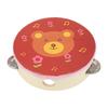 IRIN 6 Inch Children's Tambourine Cartoon Hand Drum For Children's Enlightenment Education Percussion Instruments Tools