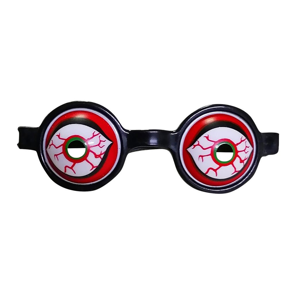Halloween Eyeball Glasses Horror Glasses Eye Plastic Glasses Halloween Prom Party Makeup Costumes Props Party Supplies Gifts