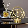 Portable Rotating Magnetic Wobbler Gold/Silver with Base Earth Perpetual Motion Model USB Battery Dual Use