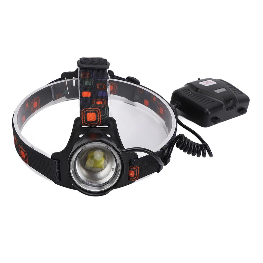 LED Headlamp High Power Adjustable Angle Telescopic Focus Waterproof Headlight for Outdoor Hiking Construction P70 LED