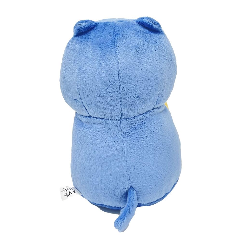 Official Obungu to Issho Buruburu Hug Plush 15cm Toy, Approx. (Blue)