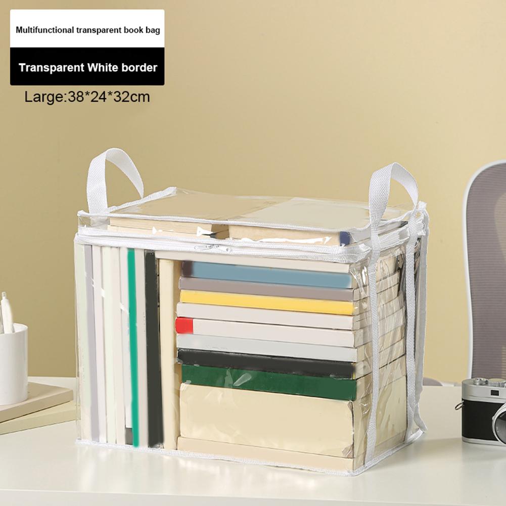 Foldable Book Box Student Organization Waterproof Storage Maximize Living Space