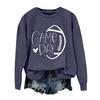 Unisex Fashion Printed Long Sleeve Neck Sweatshirt for Casual Wear