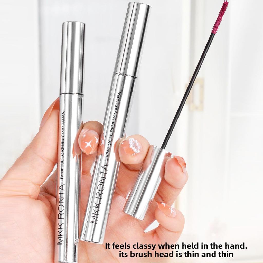 Colored Mascara, Waterproof Long-Lasting, Volumizing and Curling, Smudge-Proof, Fine Comb Brush for Precise Application