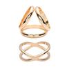 Scarf Button Clip Multi-Functional Gold-Tone Triple-Loop Scarf Clip Adjustable Alloy Scarf Holder Non-Slip Accessory
