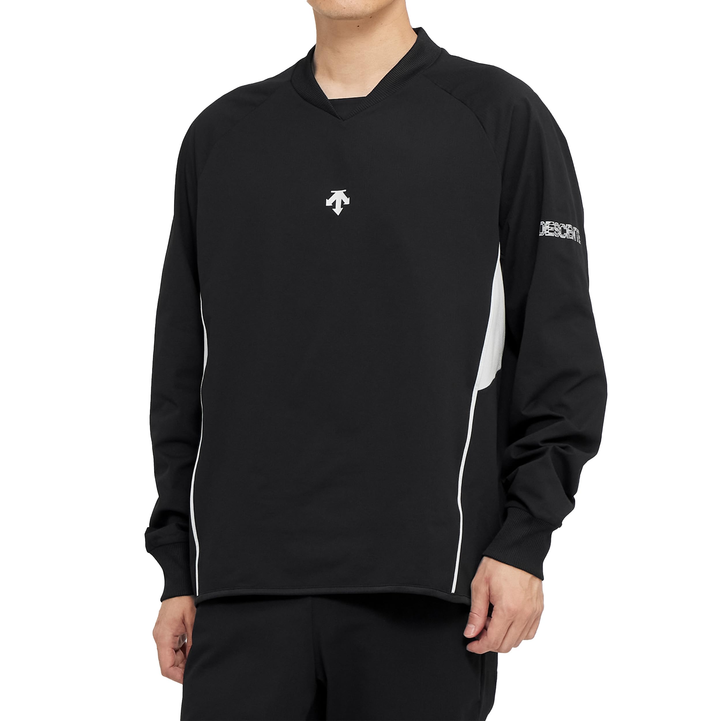 

DESCENTE Long Sleeve Volleyball Easy to Move and for Club and by Yuki BK00 Tracksuit, in, Stretch, Windproof, Men s Women s, Activities, Practice,
