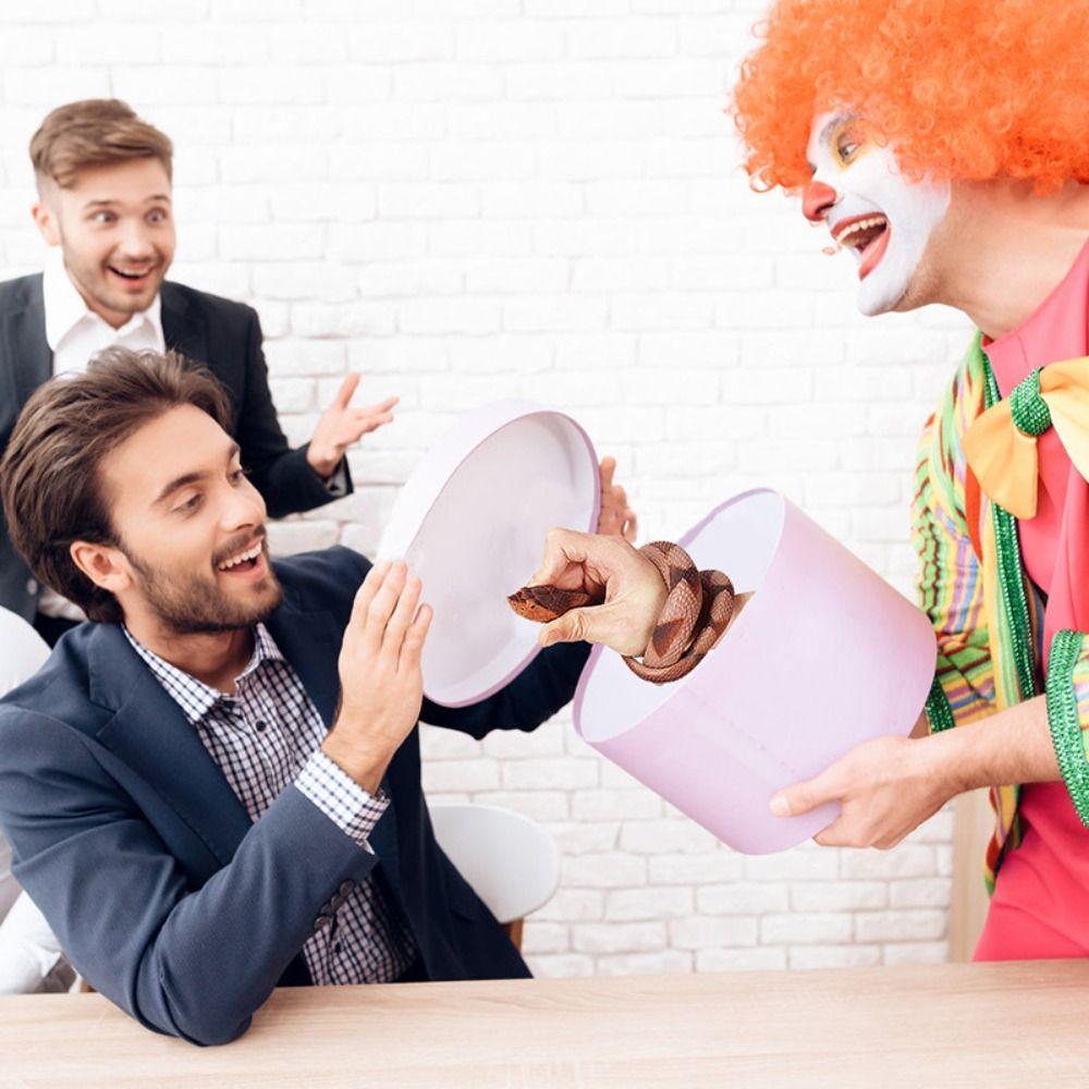 Python Cobra Snake Action Figures Soft TPR Simulation Snake Novelty Rattlesnake Model  Kids Toy