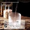 Food-Grade Borosilicate Glass Tea Canister for Coffee, Flower Tea, and Powder - Moisture-Proof Storage Jar