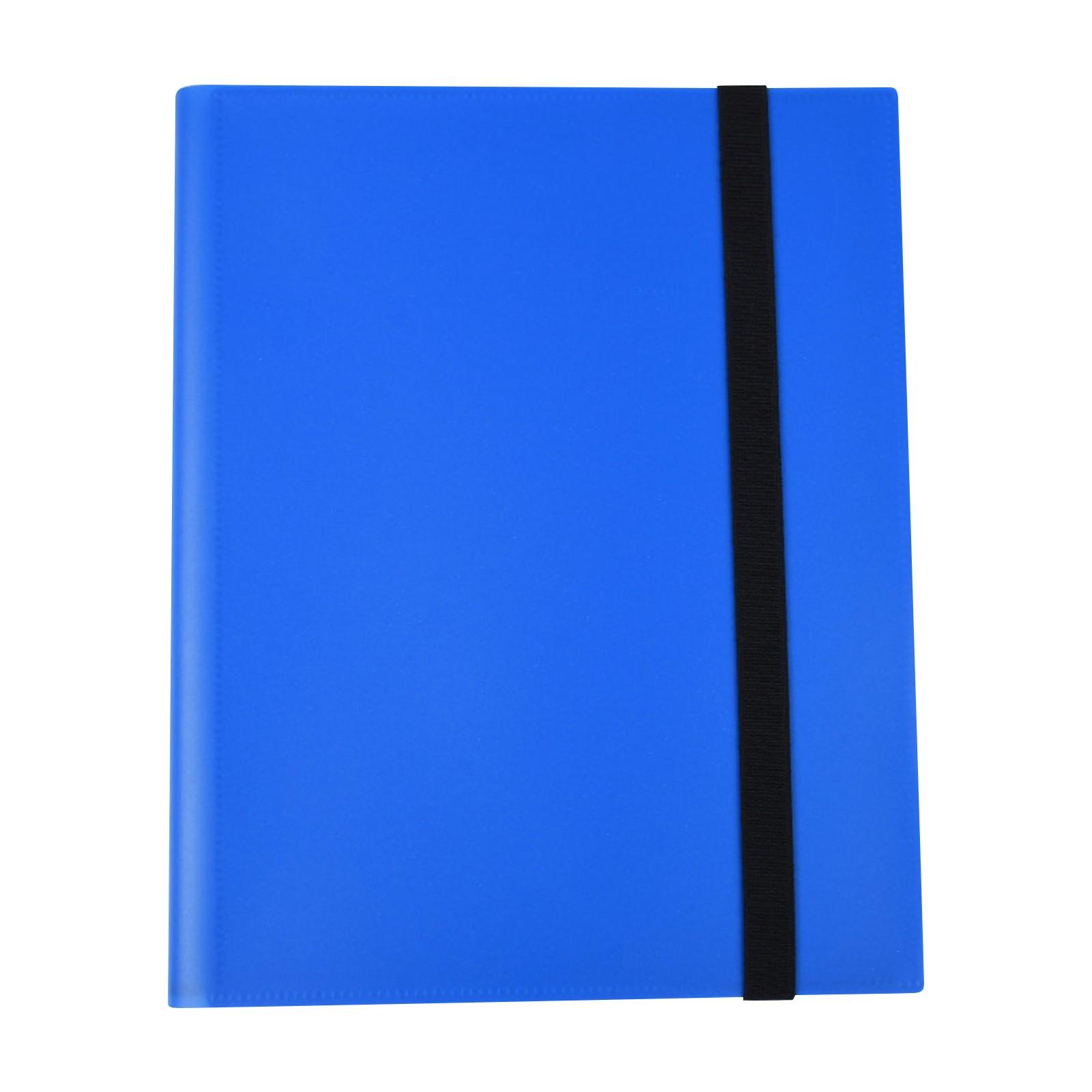 

Папка-переплет для карточек с 9 карманами для коллекционных карточек, с боковой загрузкой на 360 градусов, спортивная карточная книга, папка для карточек, альбом для карточек, держатель для карточек One Size светло-синий