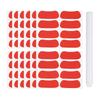 48-144Pairs Sports Eye Black Stickers Under Eye Black Strips Football Face Stickers Breathable Eyeblack Sticker with 1Pcs Pencil