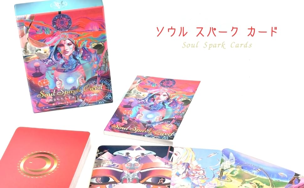 Oracle Cards Soul Spark Cards New Edition Japanese Version Affirmation Fortune Telling with Japanese Instruction Manual I.I.J