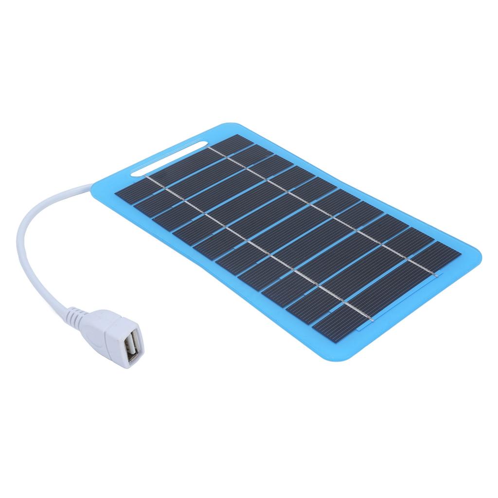 Solarladegerät 5W 5V Monokristallines Silizium Leicht Tragbares Solarpanel mit Griff für