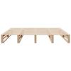 Solid Wood Bed without Mattress 200 x 200 cm Pine