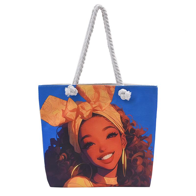 

Chic European & American Style Shoulder Tote: Versatile Beach & Shopping Bag