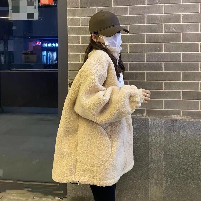 Thickened Lamb Wool Coat Women's Autumn Winter High End Fur Coat Stylish Niche Top