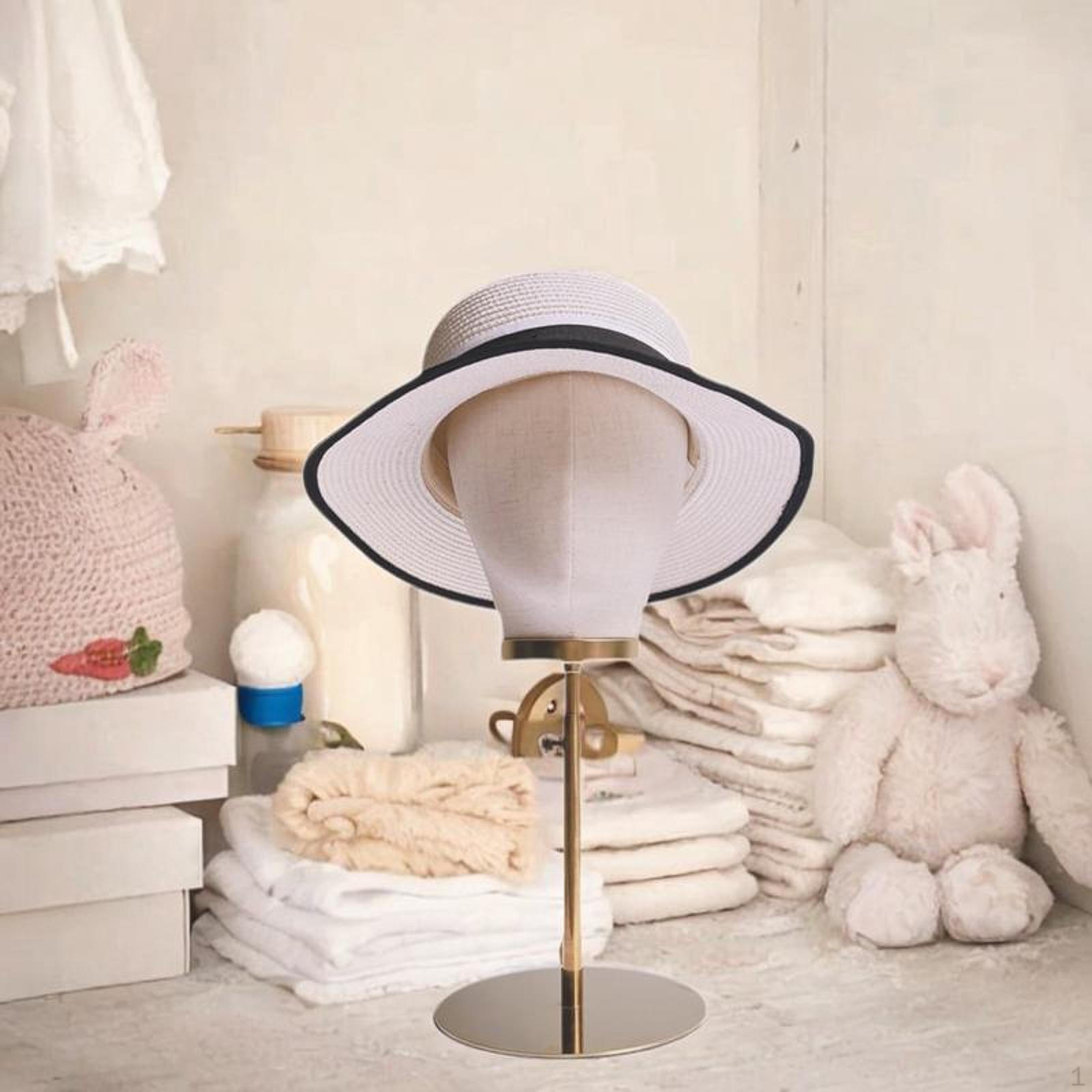 

Элегантная подставка для парика, держатель для манекен-головы, регулируемая высота beige linen