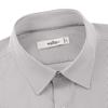 Qipai Men's Seamless Striped Business Casual Long-Sleeve Shirt