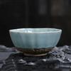 Chinese Tradition Ru Kiln Ceramic Tea Cup Handmade Ice Crack Teacup Household Tea Bowl Travel Personal Master Cup Tea Set
