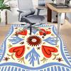 1pc Heart Pattern Area Rug Soft Flannel Floor Mat for Living Room, Bedroom and Carpet, Sofa Coffee Table Floor Mat, Decorative Rug q09