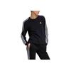 adidas Essentials 3-Stripes Fleece Sweatshirt Black Women's HZ5744