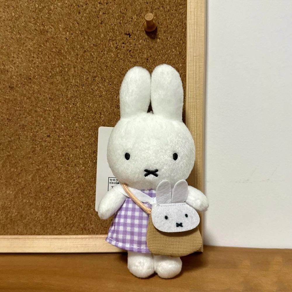 Cute Miffy Kawaii Plush Doll Cartoon Rabbit Doll Pendant Backpack Backpack Ornament Plush Toys Girl Gift