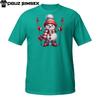 Festive Skiing Snowman T-Shirt – Holiday Snow Sport Xmas Design