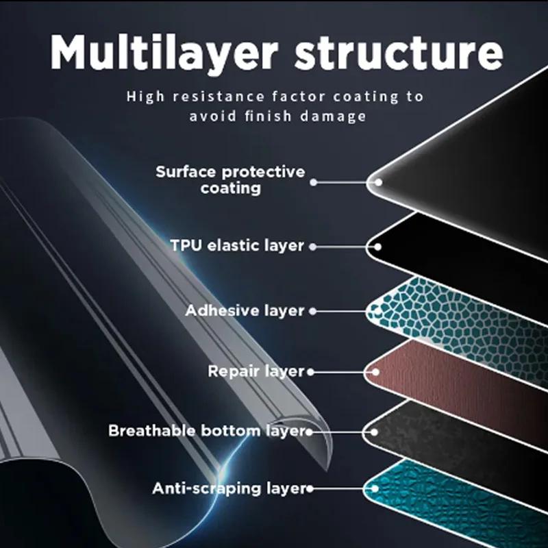 Anti-scratch Car Interior Center Console Media Dashboard Navigation TPU Protector Film For MAZDA 3 -2024 Sticker